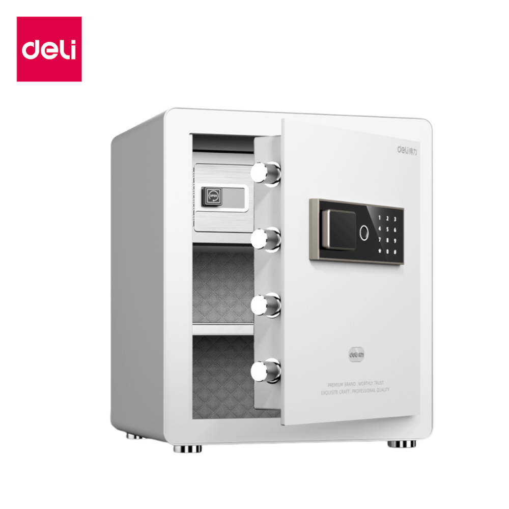ตู้เซฟนิรภัย DELI AE801-WH-01 สีขาว